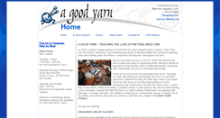Desktop Screenshot of agoodyarn.com